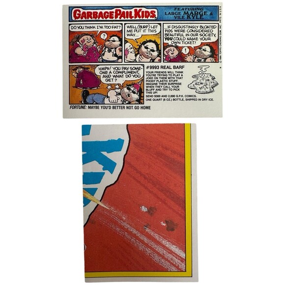 Lot of 10 Vintage Garbage Pail Kids Trading Cards Stickers 1980s Topps Mixed - Picture 13 of 16